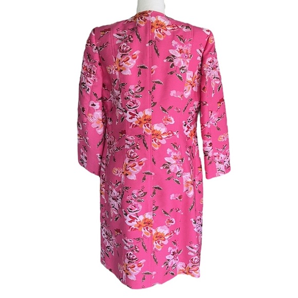 RARE Carlisle Collection Catalina Pink Jacquard Floral Jacket - 10 - Picture 11 of 16